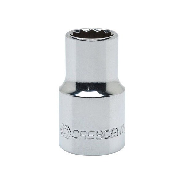 Weller Crescent 24 mm X 1/2 in. drive Metric 12 Point Standard Socket 1 pc CDS84N - main